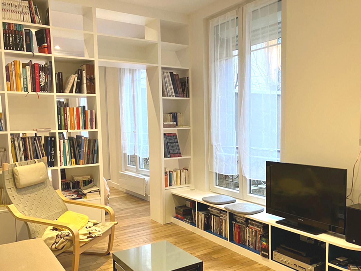 YJ Architecture Intérieur - Appartement à Paris - Séjour